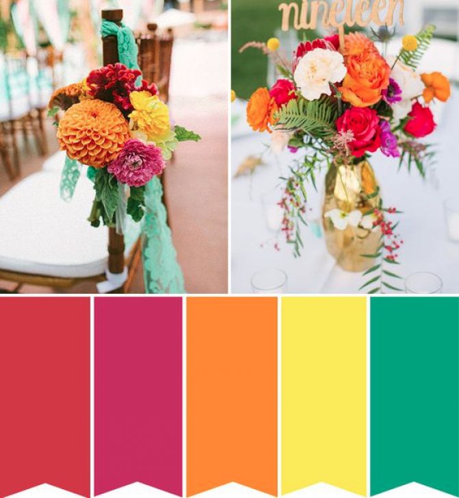 As Melhores Paletas de Cores para Casamentos Rústicos e ao Ar Livre