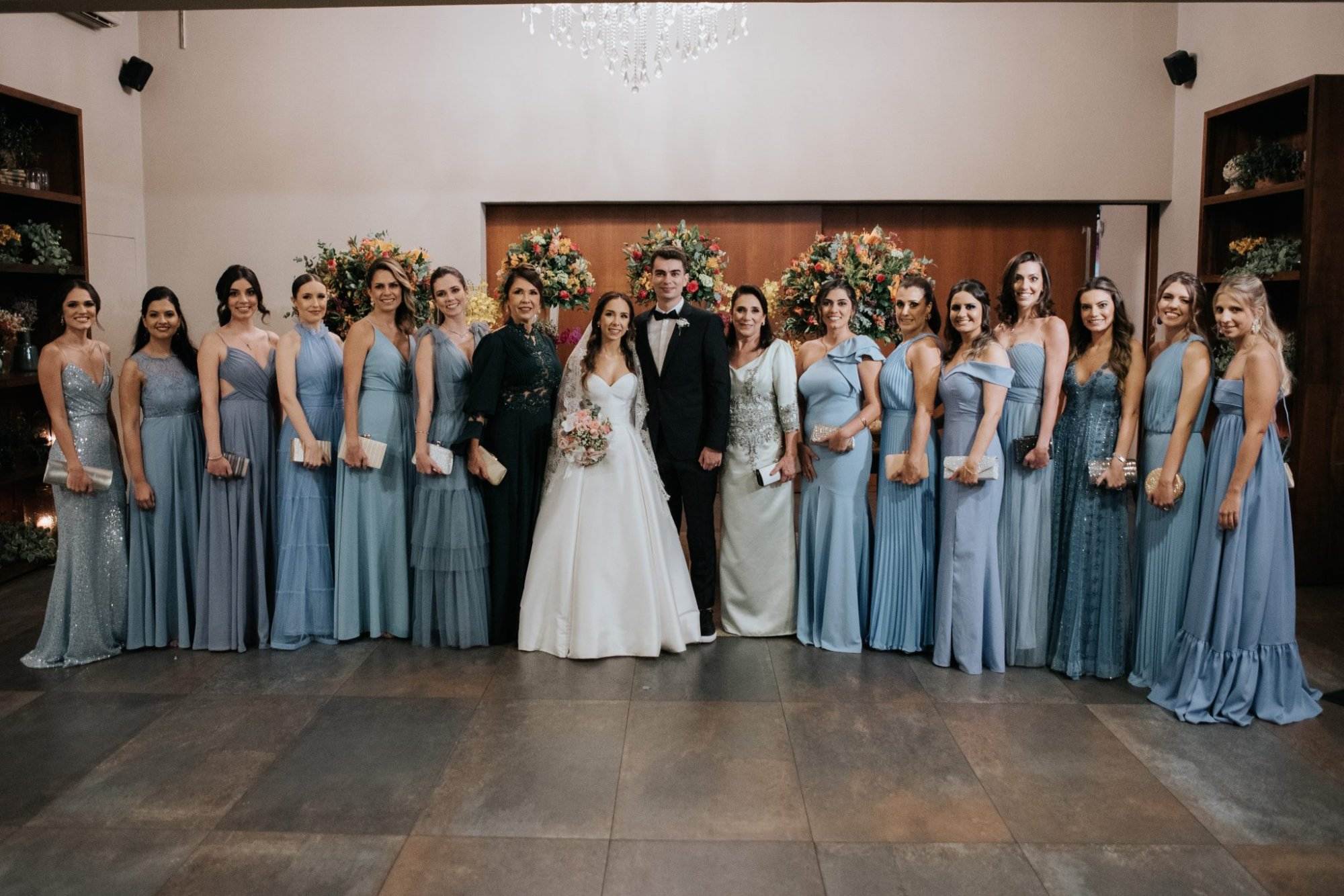 paleta de cores para madrinhas