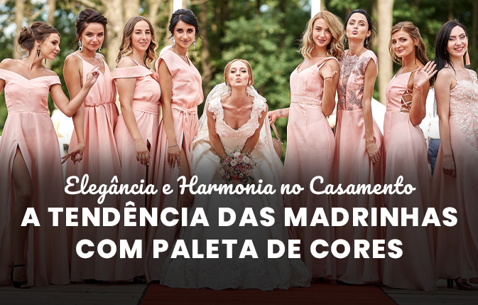 paleta de cores para madrinhas: tons terrosos vs. pastel