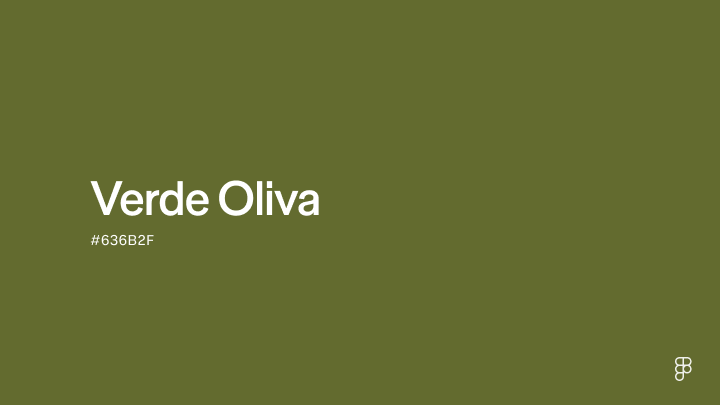 verde oliva e dourado