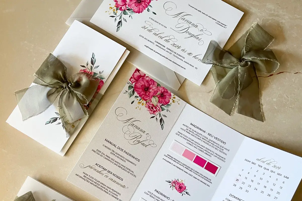 papelaria casamento eco-friendly