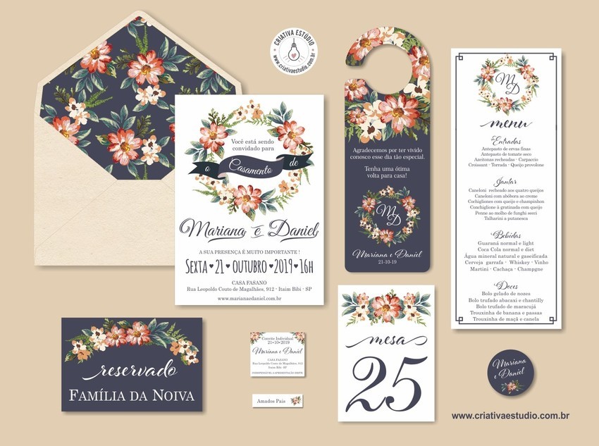 design de casamento