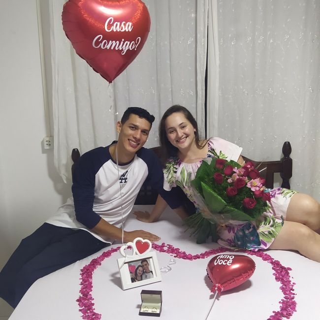 roteiro pedido de casamento em casa