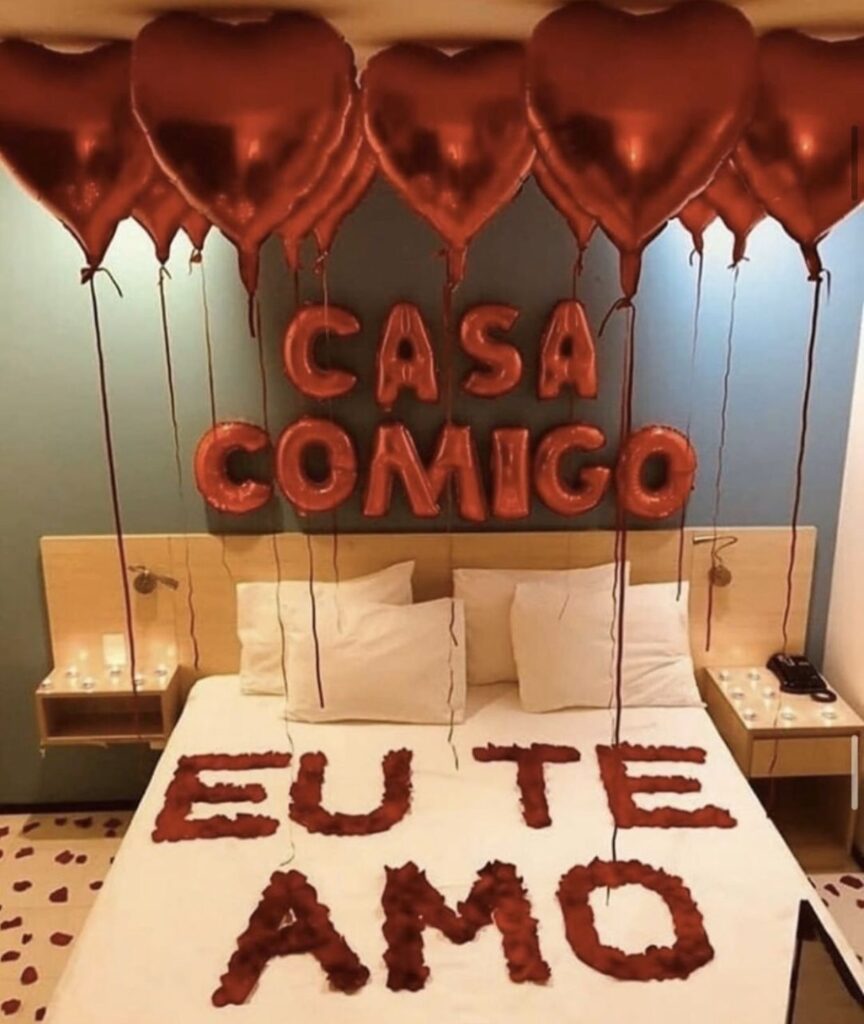 pedido de casamento em viagem