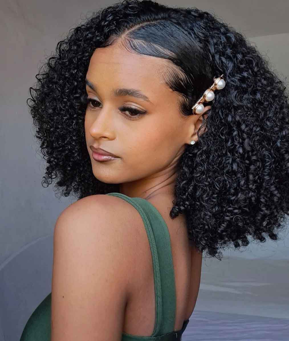 penteado cabelo cacheados casamento