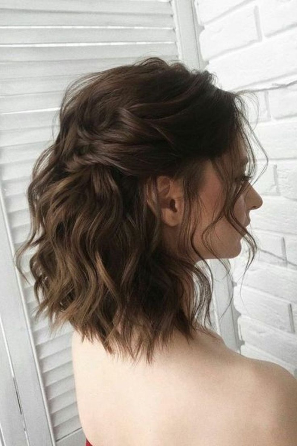 penteado cabelo curto para casamento