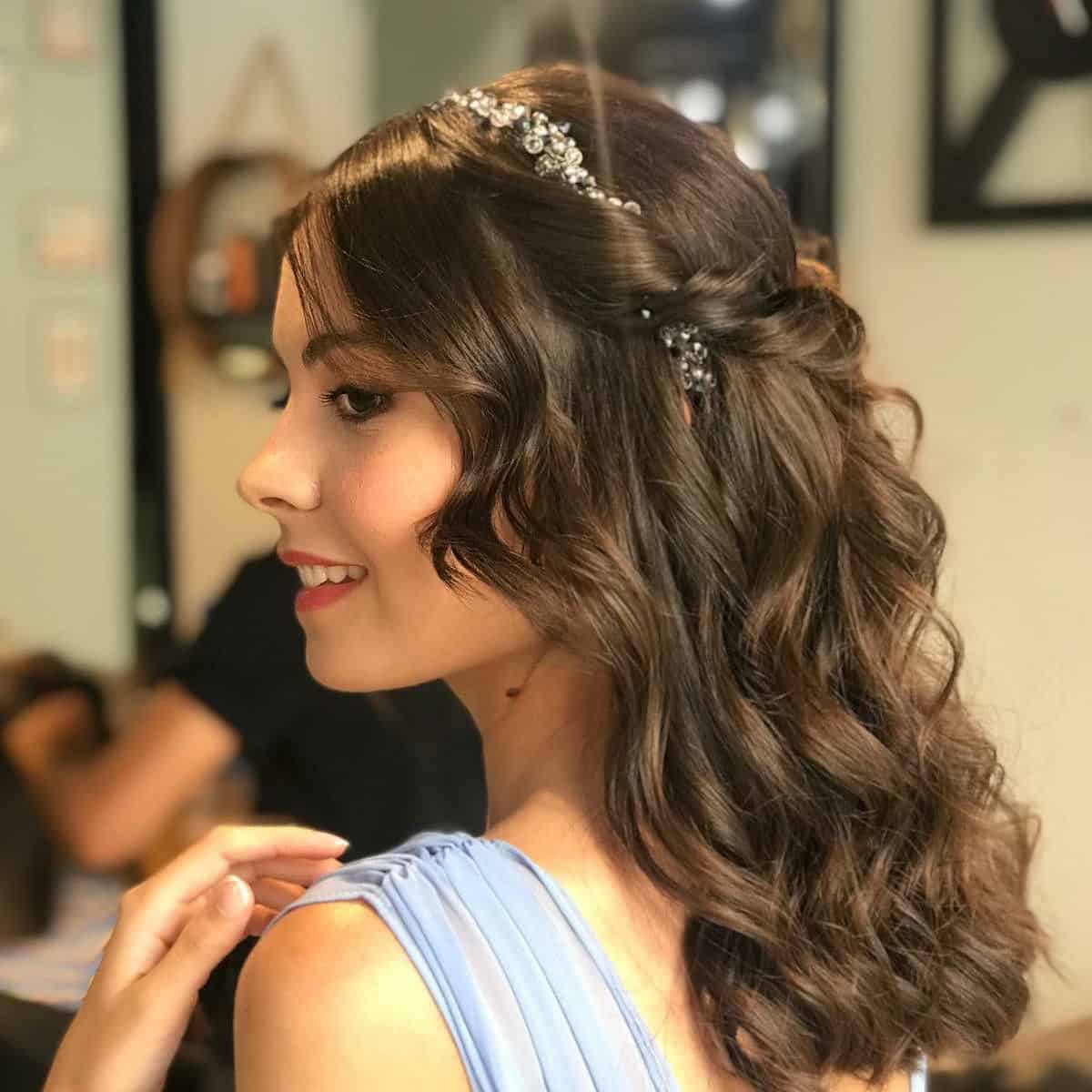 penteado madrinha clássico