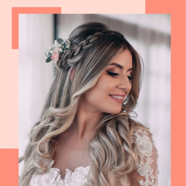 Penteados Boho Chic com Cabelo Solto para Casamentos no Campo