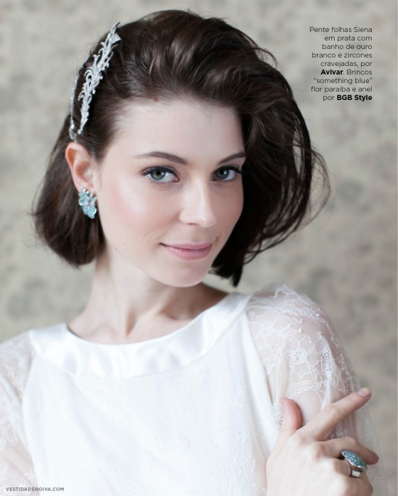 penteado de noiva em cabelo curto