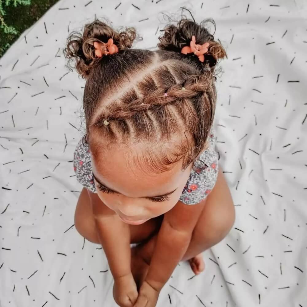 penteado infantil
