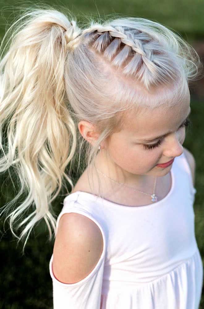 penteado infantil