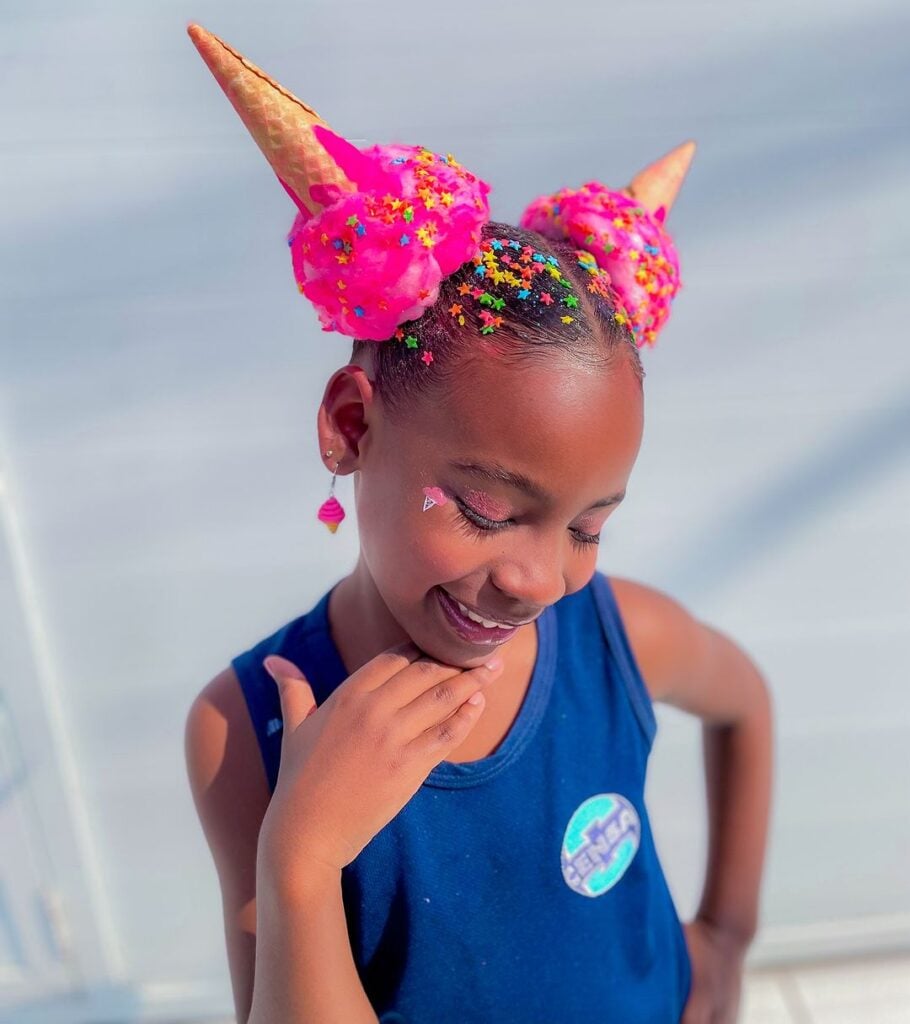 penteado infantil rápido vs elaborado
