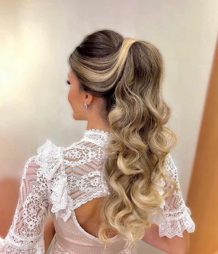 penteado noivinha para cabelo curto com trança