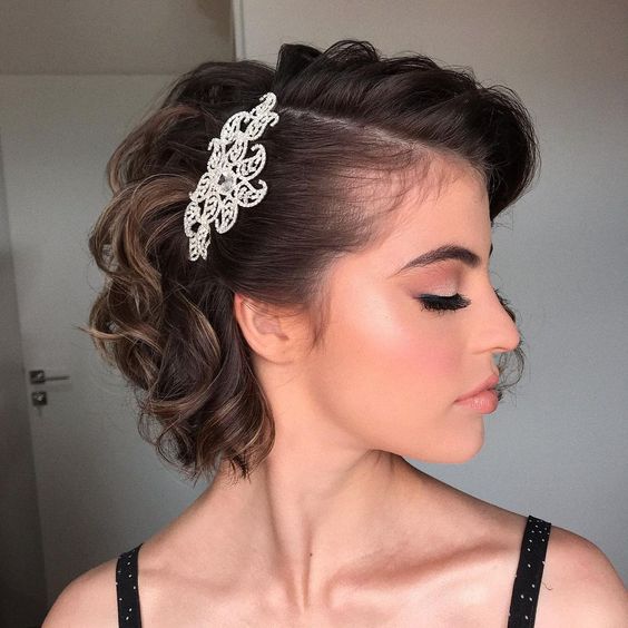 penteado chanel liso
