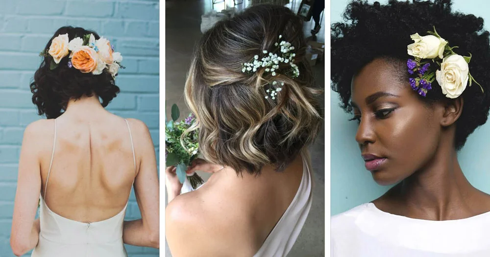 Acessórios Essenciais para Cabelos Curtos em Casamentos: Tiaras, Grampos e Brincos