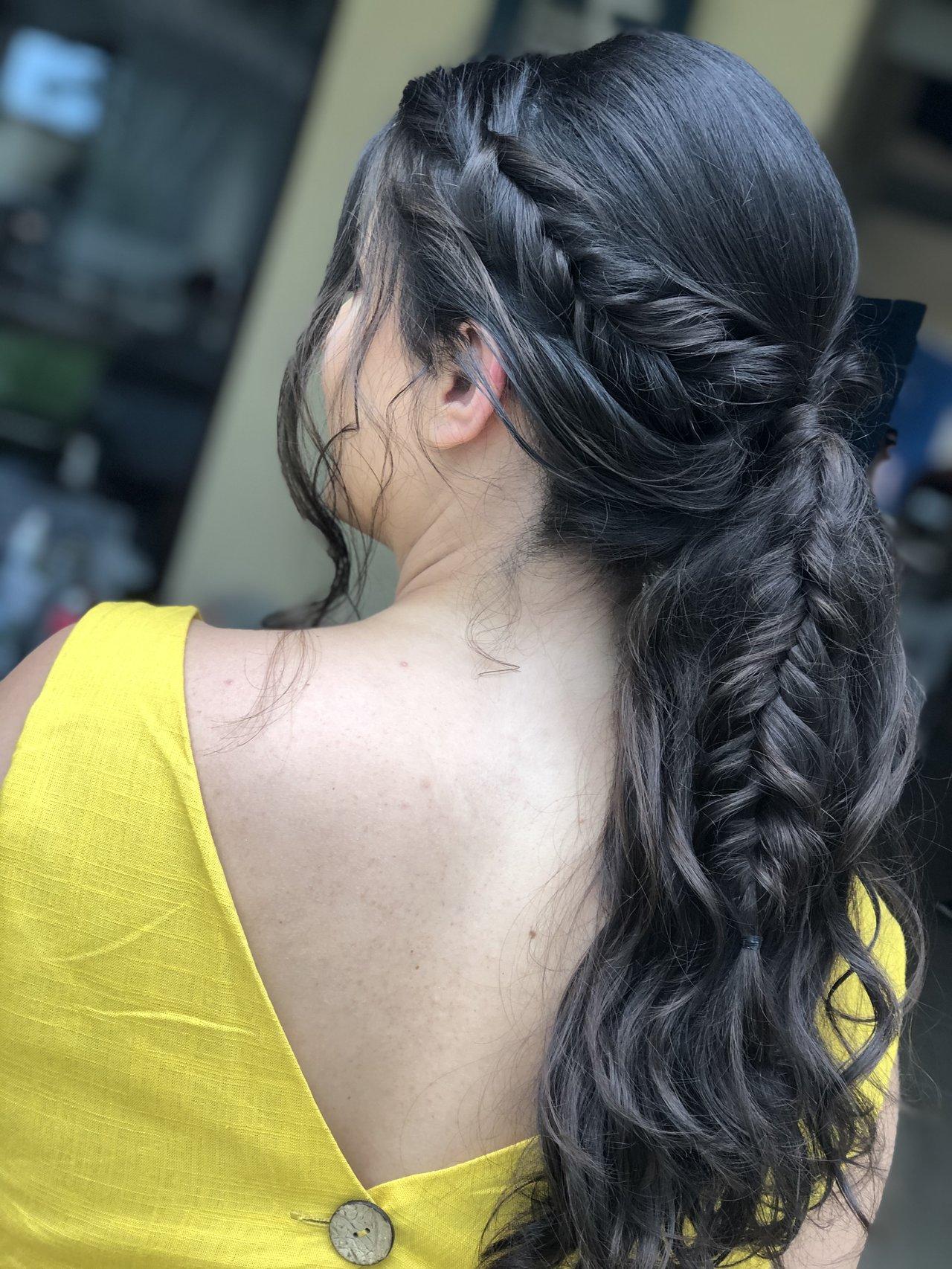 penteado madrinha coque