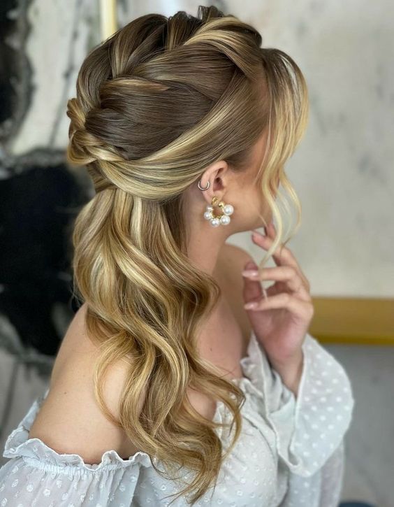 penteado madrinha cabelo loiro
