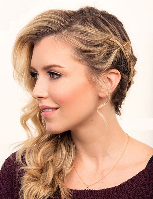 penteado madrinha leve e natural dia