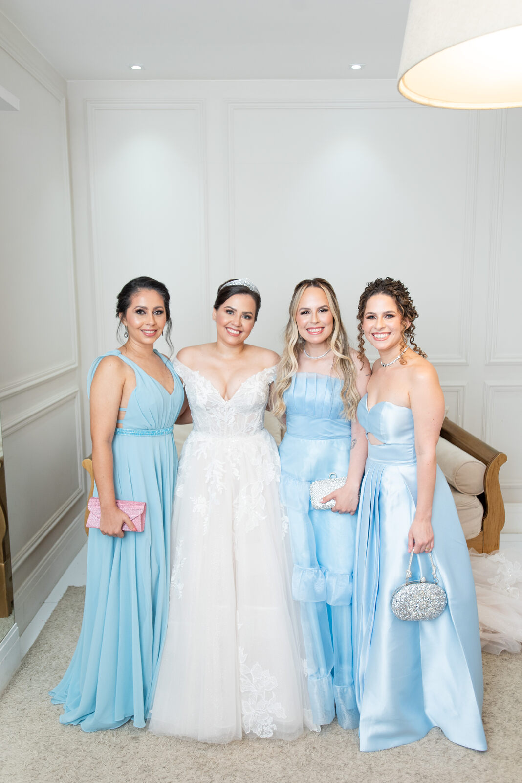 penteado madrinha cabelo longo dia