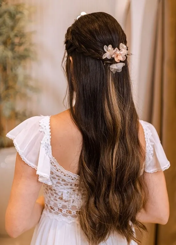 penteado noiva cabelo solto ondas