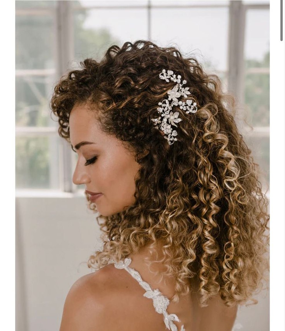 penteado noiva cabelo solto liso