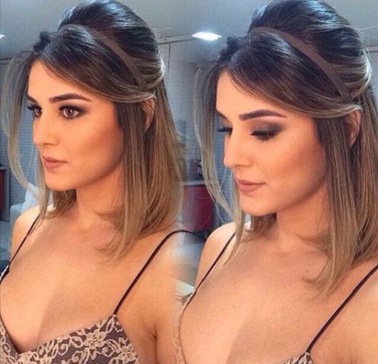 penteados cabelo curto liso dia a dia