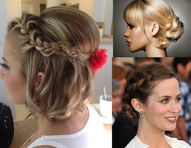 penteados cabelo curto liso volume
