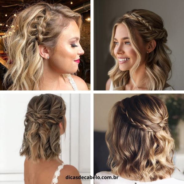 5 Ideias de Penteados para Cabelos Médios em Casamentos 2026
Como Escolher o Penteado Perfeito para Casamentos
Tendências de Coques para Cabelos Médios em 2026
Semi-Presos: O Penteado Ideal para Casamentos
Rabos de Cavalo e Tranças: Estilos Modernos para Casamentos