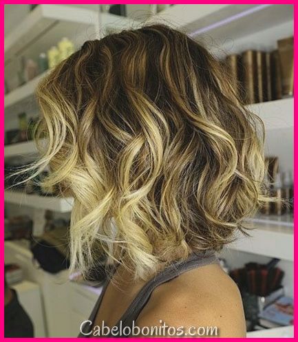 penteados fáceis cabelo curto ondulado