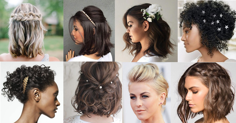 penteados para madrinha cabelo médio para casamento