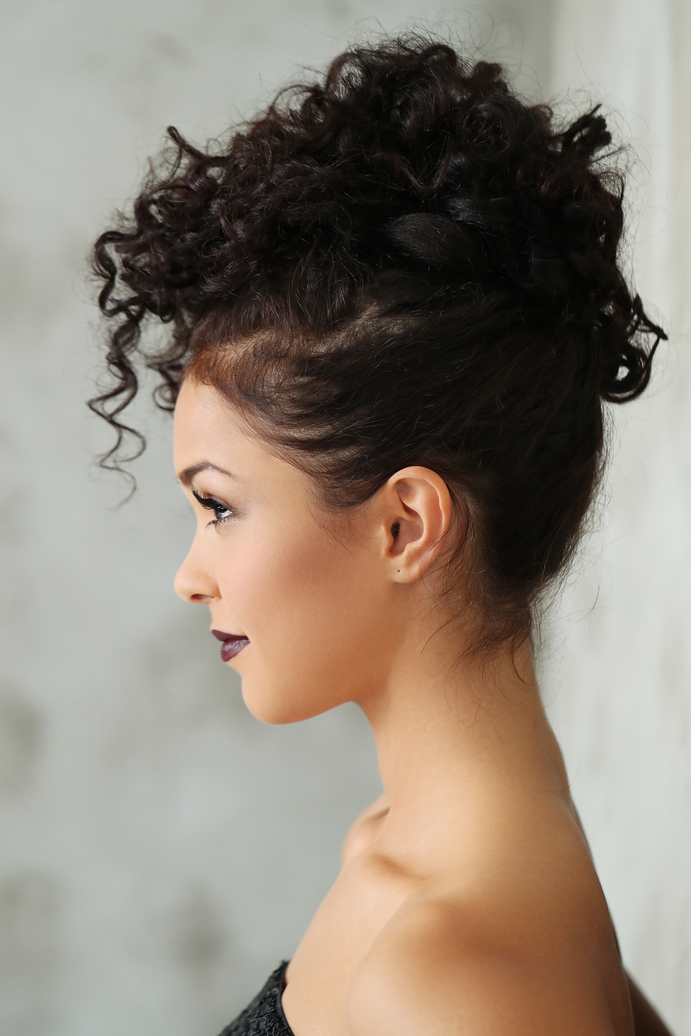 penteados para madrinha cabelo médio com coque