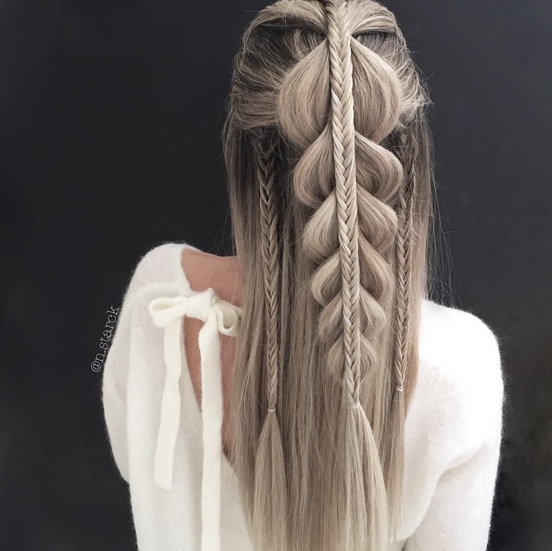 penteados com tranças para casamentos