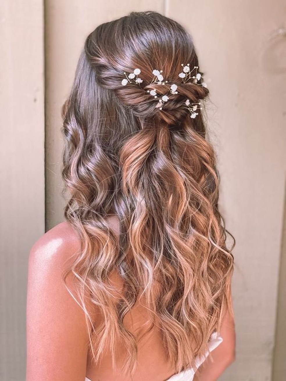 penteados simples para casamento