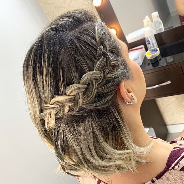 penteados para cabelo curto liso repicado