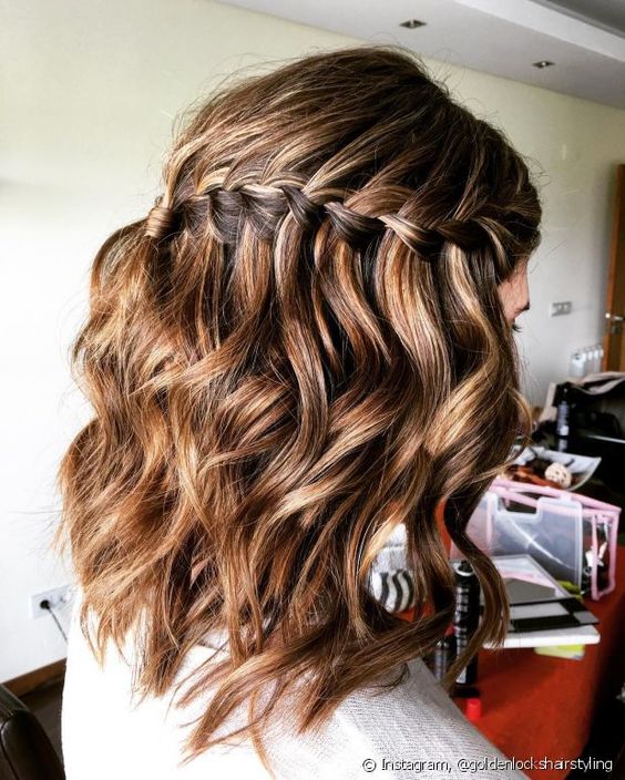 penteados para cabelo curto liso cacheado (embora o foco seja liso, variações podem ser buscadas)