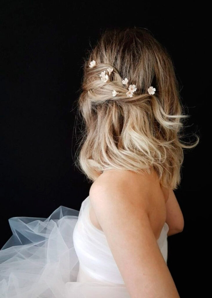 penteado para noiva civil simples