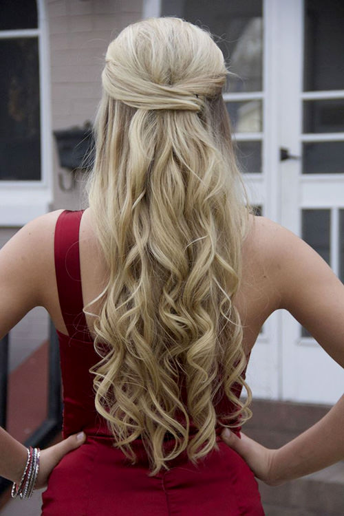 penteado casamento civil cabelo longo