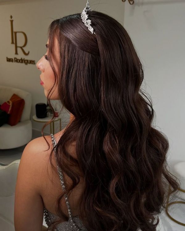 penteado casamento civil cabelo liso