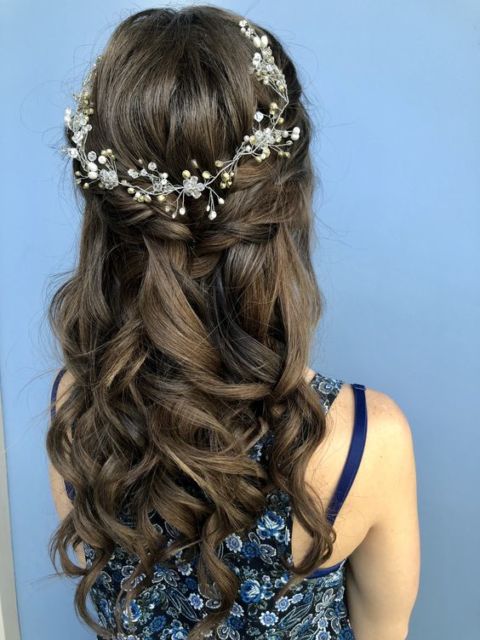 penteados daminha cabelo liso