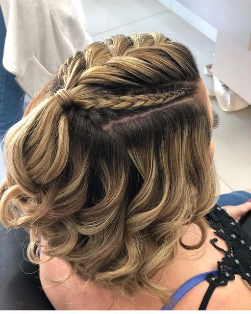 penteados para casamento cabelo curto