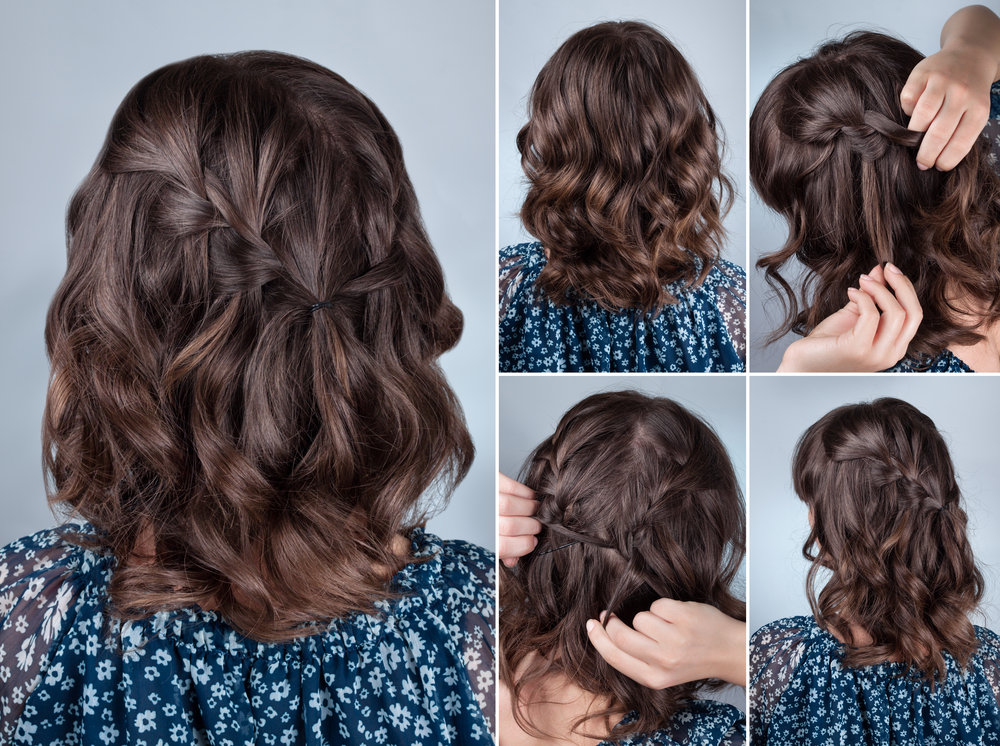 penteados para madrinha cabelo curto com tiara
