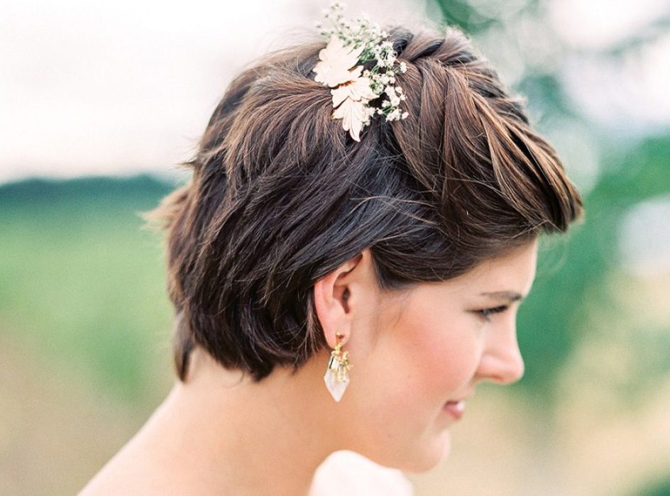 penteados para casamento cabelo curto madrinha