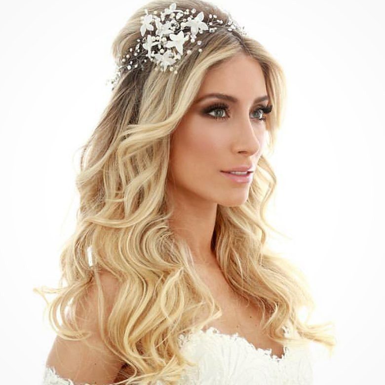 penteados para noiva solto