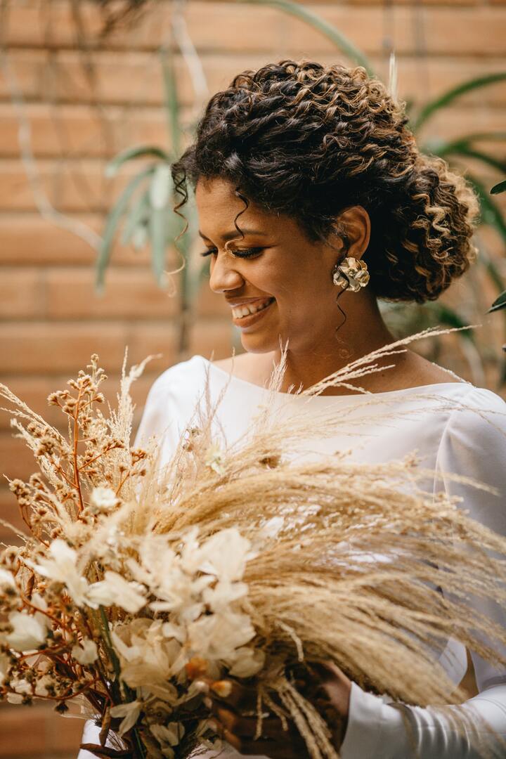 penteados para noivas cabelo curto