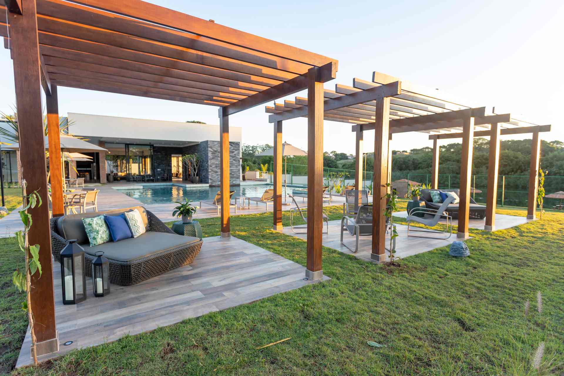 pergolados de madeira