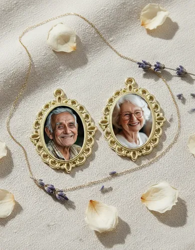 relicário para buque de noiva pingente com foto e vidro