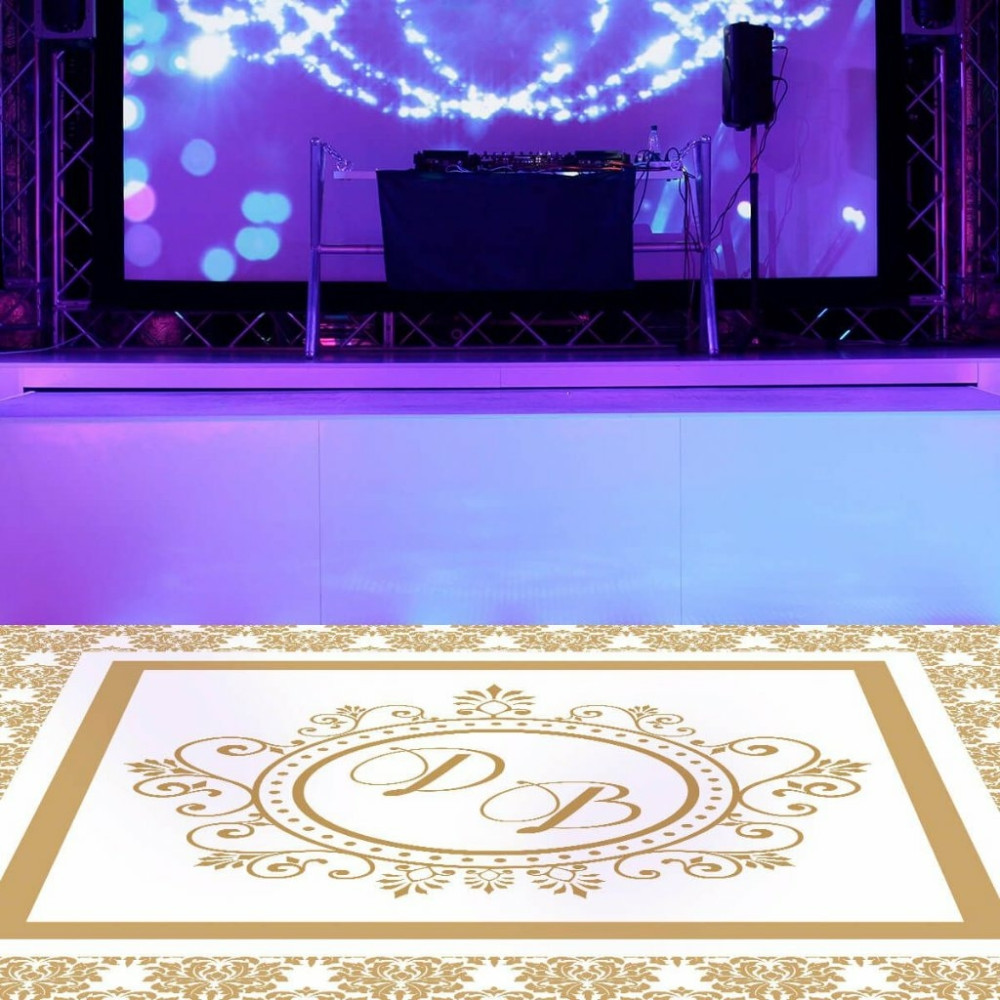 lona personalizada para pista de dança