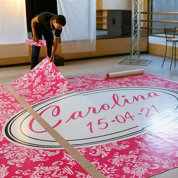 pista de dança espelhada