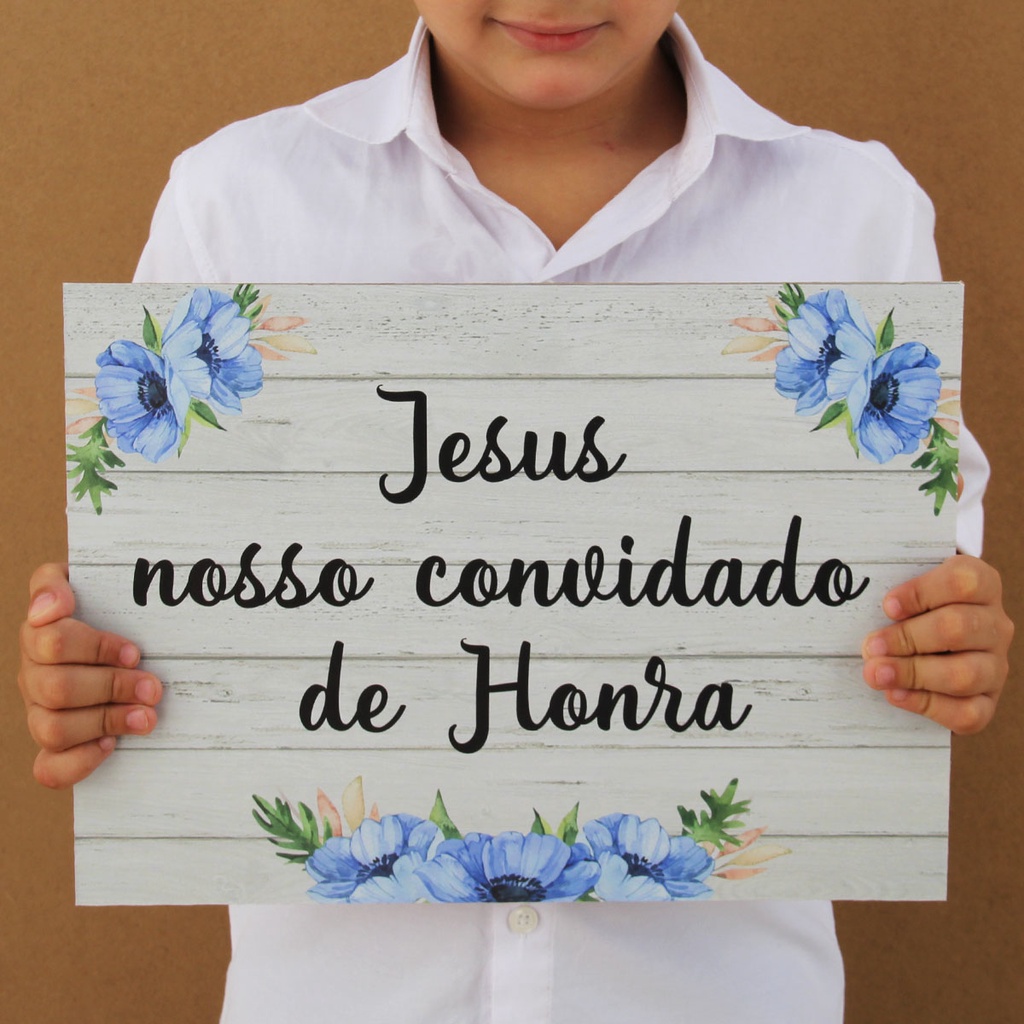 placa de casamento para daminha