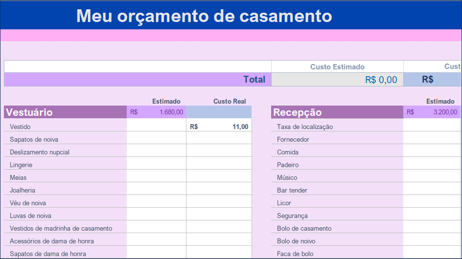 Checklist de Casamento: O que fazer mês a mês antes do grande dia